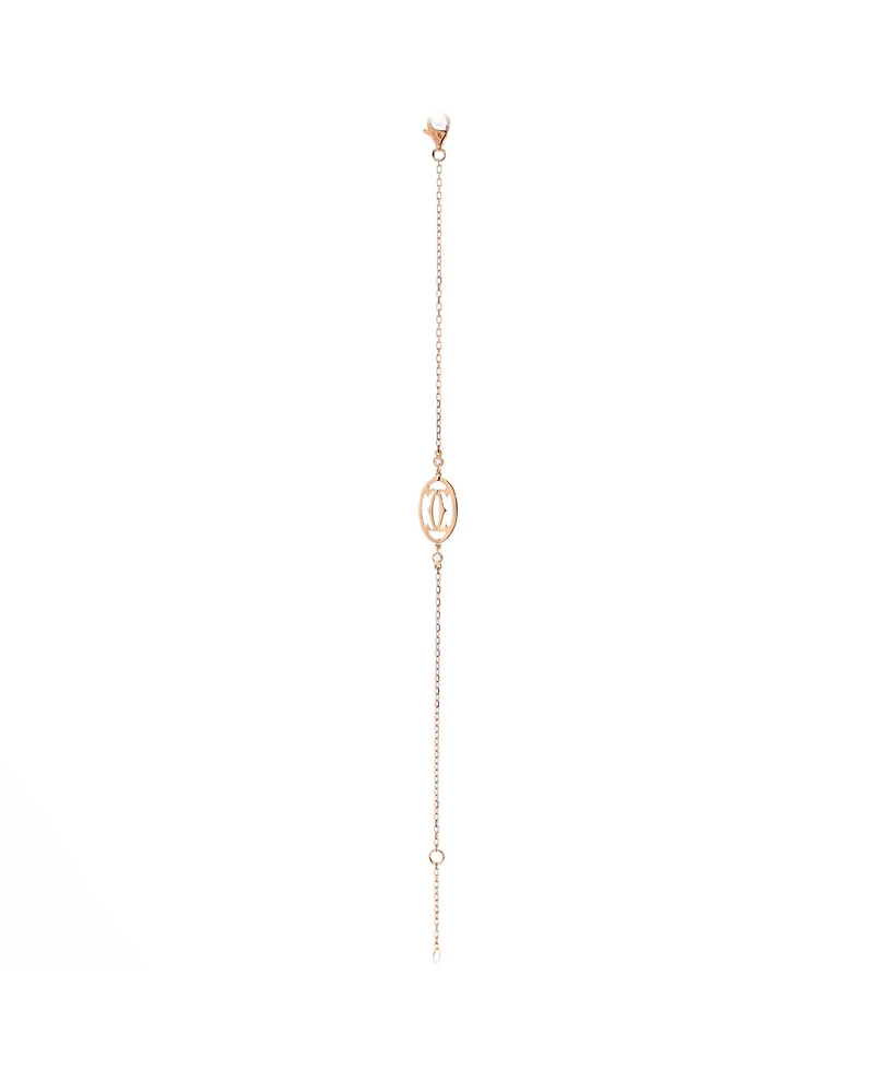 Pre-Owned Cartier Double C Logo Bracelet