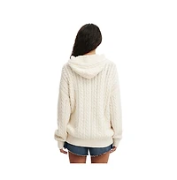 Cotton On Women's Oversized Cable Hoody