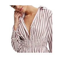 Cotton On Women's Gathered Long Sleeve Shirt