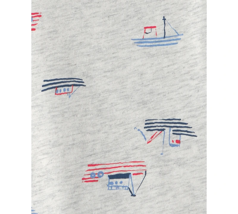 Carter's Baby Boys' Printed T-Shirt and Shortall, 2-Piece Set