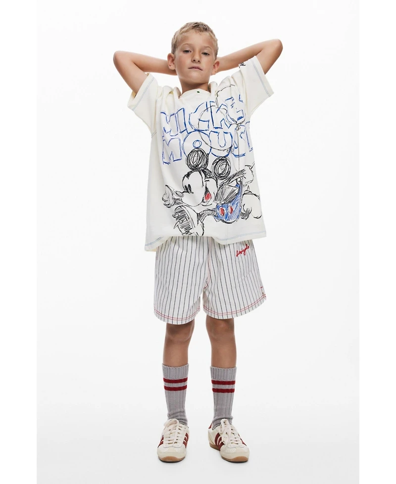 Desigual Boys Boys's Mickey Mouse printed T-shirt