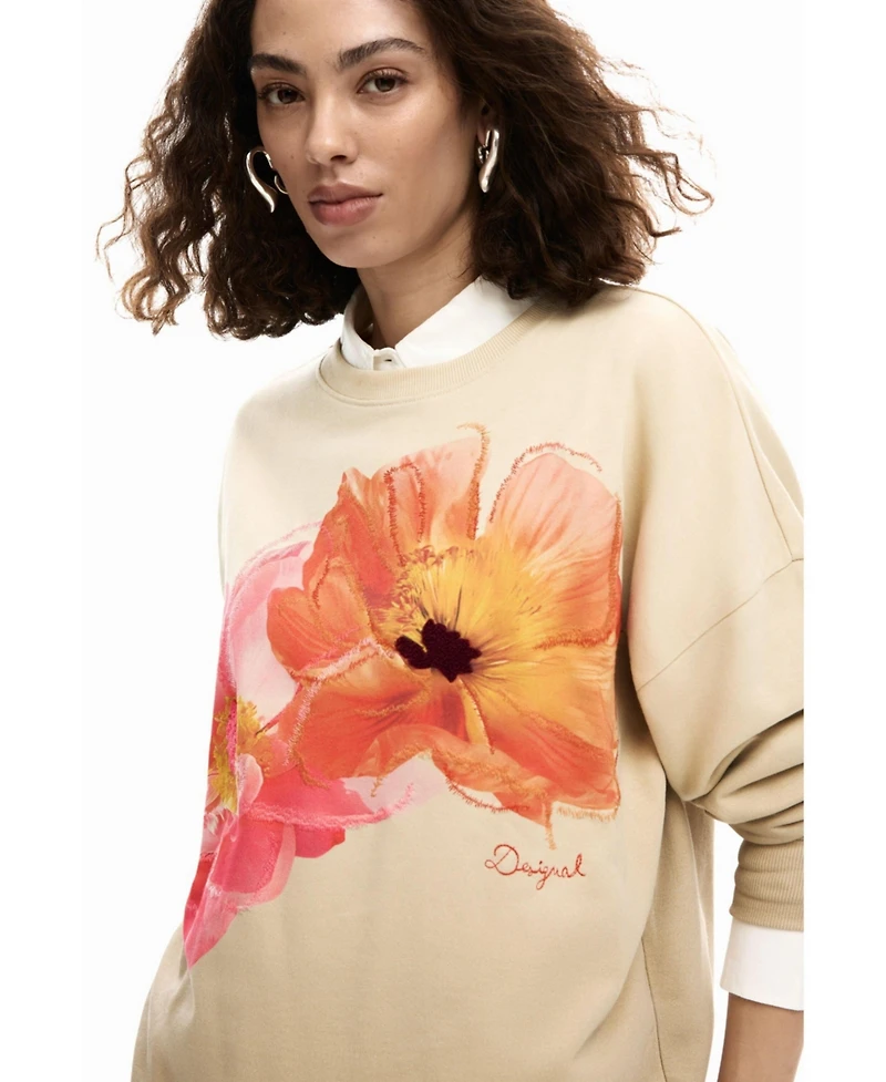 Desigual Women's Floral sweatshirt