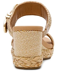 Dv Dolce Vita Women's Elena Double Buckle Platform Wedge Sandals
