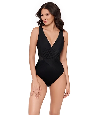 Miraclesuit Women's Illusionist Ibiza Tummy Control One Piece Swimsuit