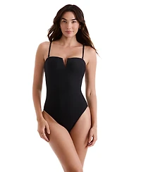 Mimi Flamingo Finn One-Piece Bandeau Swimsuit