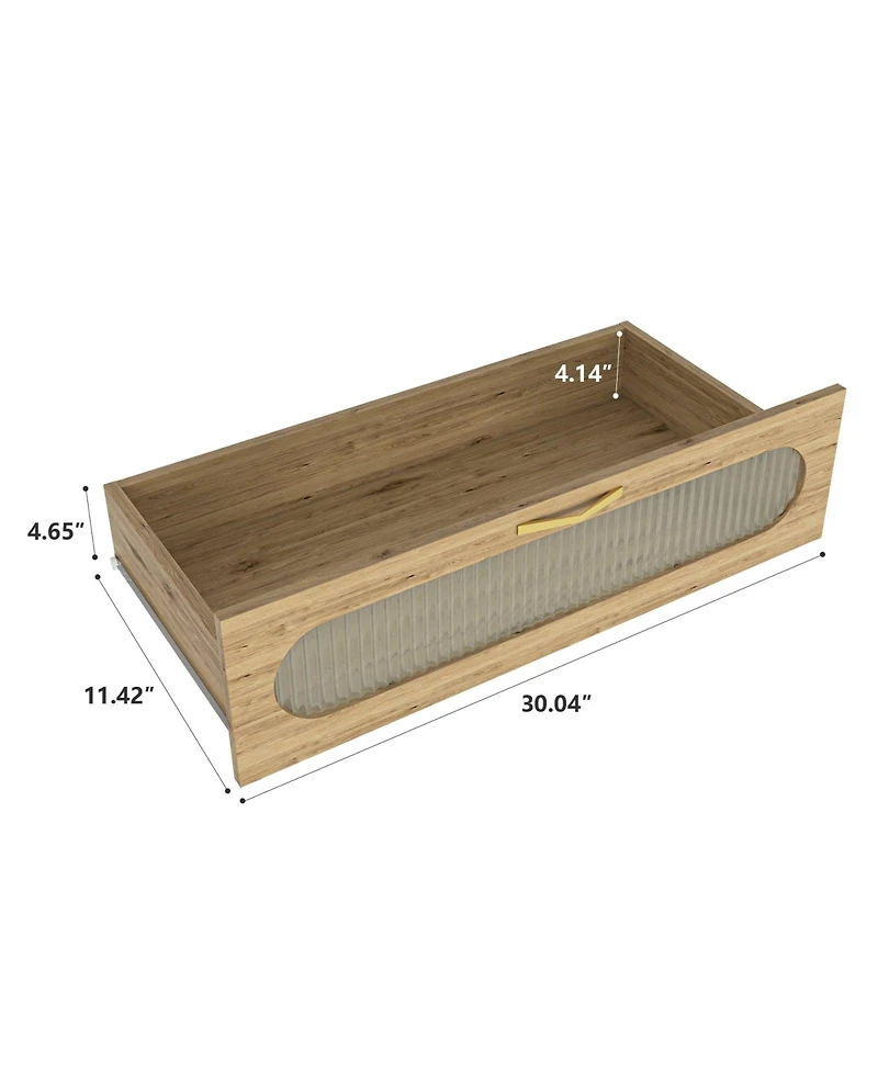 Boyel Living 4 Drawer Dresser - Modern Chest of Drawers for Versatile Storage