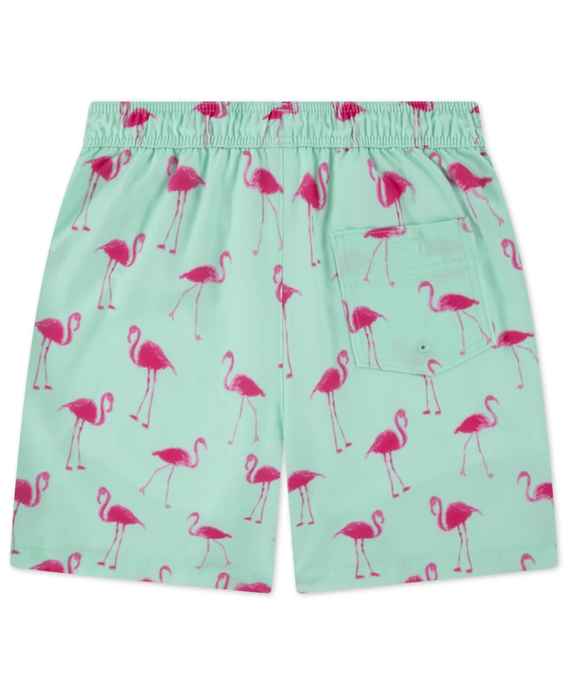 abercrombie kids Boys' 5-8 Printed Swim Trunks