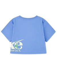 Nike Girls' Toddler 2T-4T Move with Nature Boxy Crewneck T-Shirt