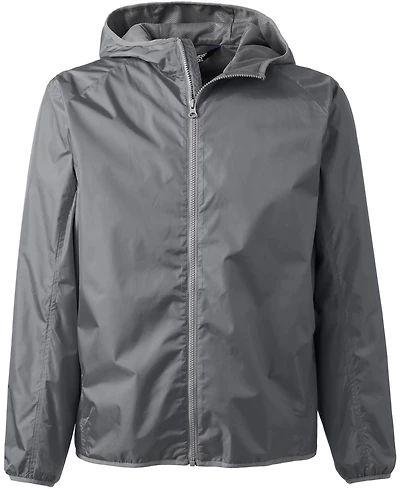 Lands' End Men's Unisex Full Zip Windbreaker Jacket