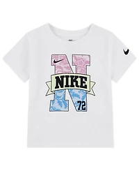 Nike Girls' Toddler 2T-4T Lace It Up Ringlet Crewneck T-Shirt
