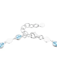 Macy's Blue Topaz (2-1/5 ct. t.w.) Luna Bracelet Sterling Silver (Also Available Multi-Stones)