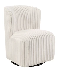 Osp Home Furnishings 27" Wood Lucia Swivel Chair