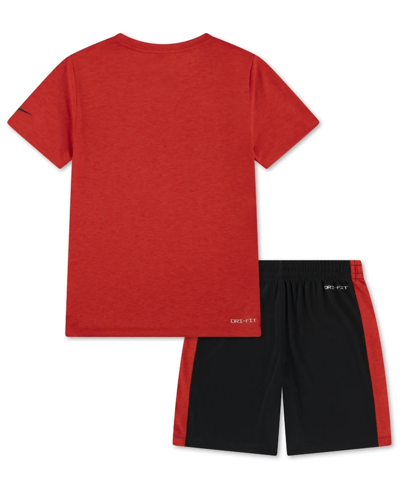Nike Little Boys Dri-fit Dropset T-Shirt & Shorts Set