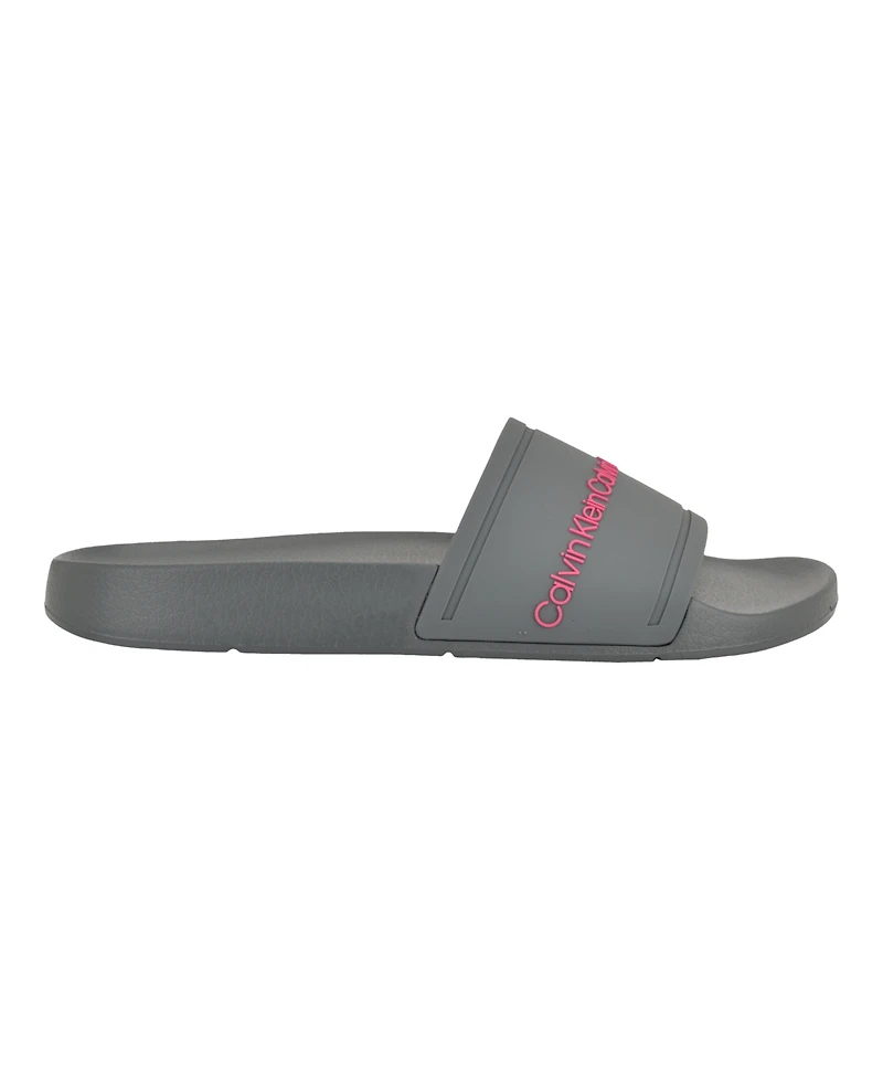Calvin Klein Women's Anyka Slip-On Slide Sandals