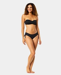 Anne Cole Solid Twist-Front Bikini Top
