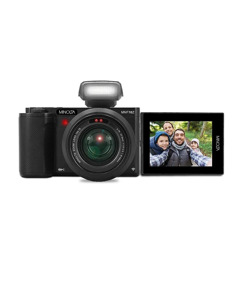 Minolta MNF10Z 72 Mp / 5K Ultra Hd Camera w/10x Optical Zoom Kit