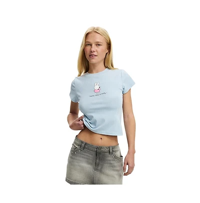 Cotton On Women's The Lcn Graphic Tiny Tee