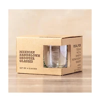 Verve Culture Handblown Shotglasses - Set of 4