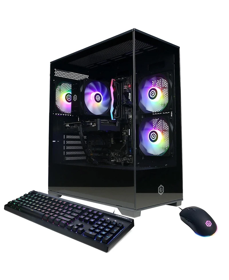 CyberPowerPC Gamer Master Gaming Desktop Computer Amd Ryzen 5 8400F 4.2GHz, 16GB Ram, 1TB Ssd, Nvidia GeForce Rtx 5060 Ti 8GB, Windows 11 Home, Black