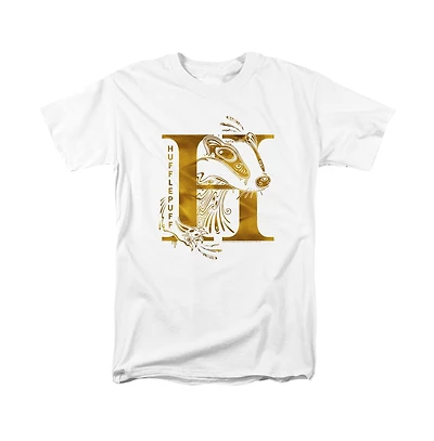 Harry Potter Men's Hufflepuff H Logo T Shirt
