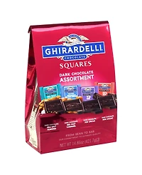 Lindor Assorted Truffles Ghirardelli Squares Premium Dark Chocolate Assortment, 2 Pack