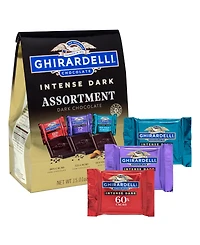 Ghirardelli Premium Assortment Chocolate Squares Intense Dark Chocolate Premium Collection, 2 Pack