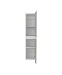 Depot E-Shop Burgaw Bathroom Cabinet, 2 Doors, 4 Shelves