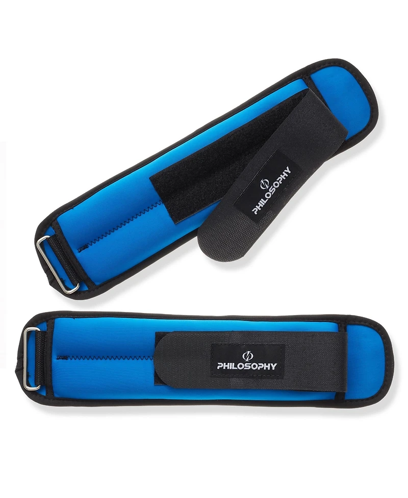 Philosophy Gym Adjustable Ankle/Wrist Weights, Set of 2 - lb Each