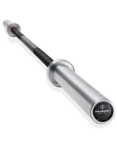 Philosophy Gym 86" Olympic Barbell - 20KG 28mm 190K Psi 1500LB Capacity Weightlifting & Powerlifting Bar