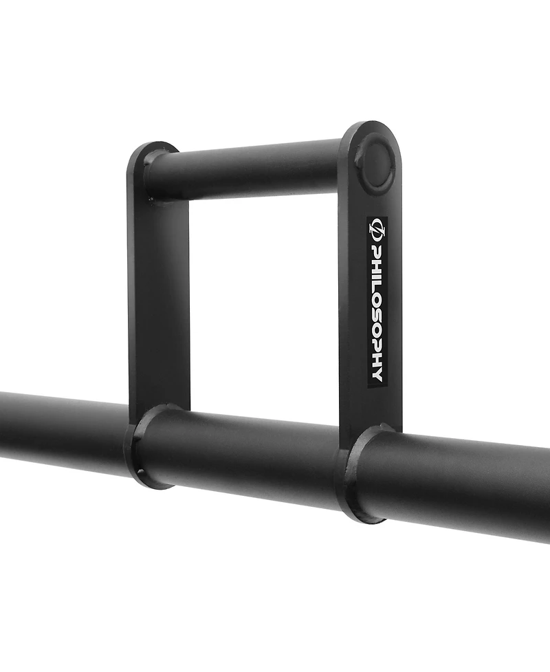 Philosophy Gym Farmers Walk Handles Pair - Barbell Style Grip Farmer Carry Bar Set for Weight Training