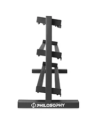 Philosophy Gym 3-Tier Dumbbell Weight Rack, Heavy-Duty