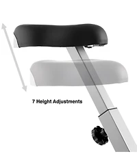 Node Fitness Indoor Cycling Bike - Folding, Upright Stationary Exercise Cycle with Magnetic Resistance