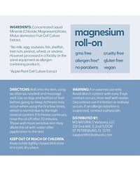 M3 Naturals Magnesium Oil Roll On, 1ct