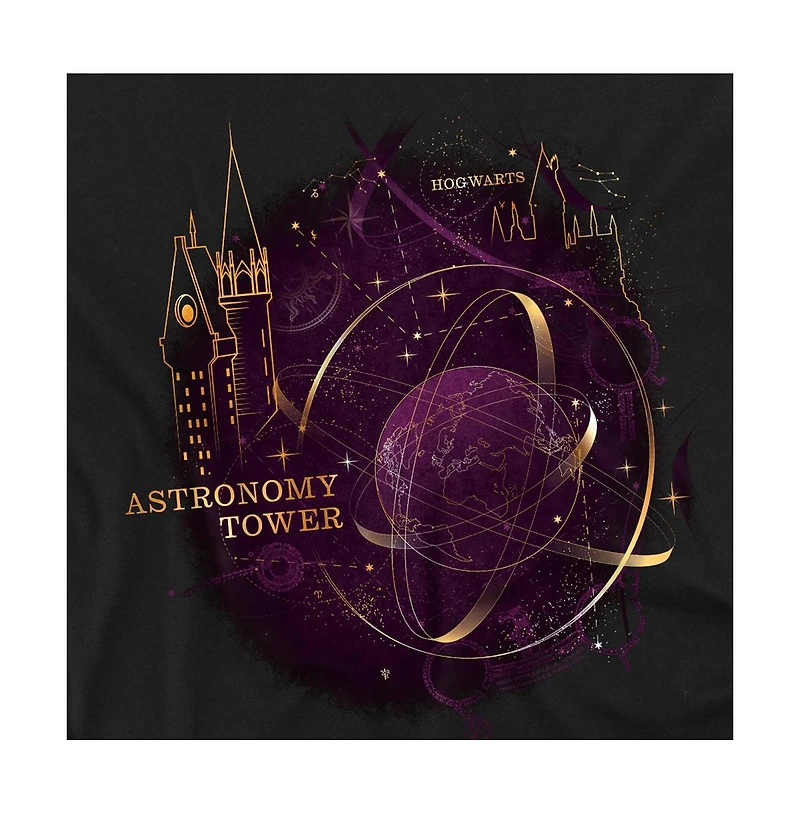 Harry Potter Men's Hogwarts Astronomy Tower T Shirt