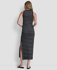 Dkny Jeans Women's Side-Slit Tank Midi Dress