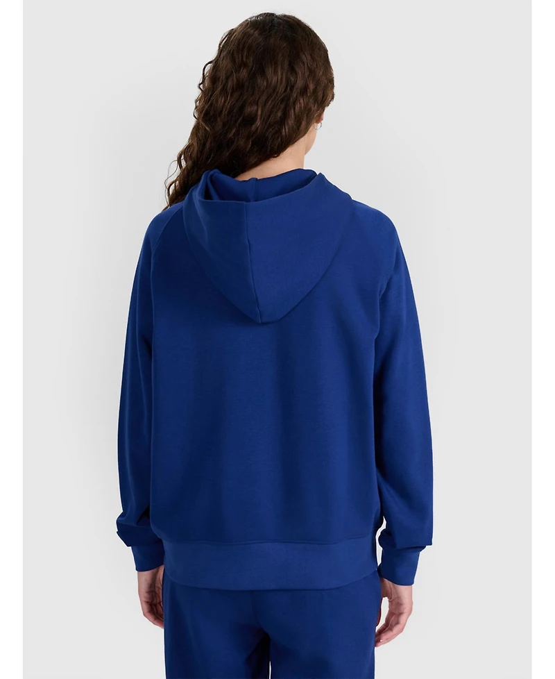 4F Women's zip-up hoodie - navy blue
