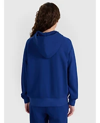 4F Women's zip-up hoodie - navy blue