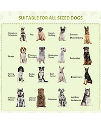 Aostirmotor Dog Tent with Water Resistant for Outdoor Shade Protection in Brown