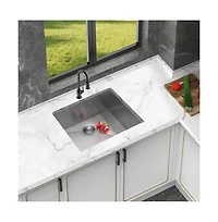 21x18x9 Inch Undermount Stainless Steel Kitchen Sink 16 Gauge 304 Single Bowl With Drain Assembly