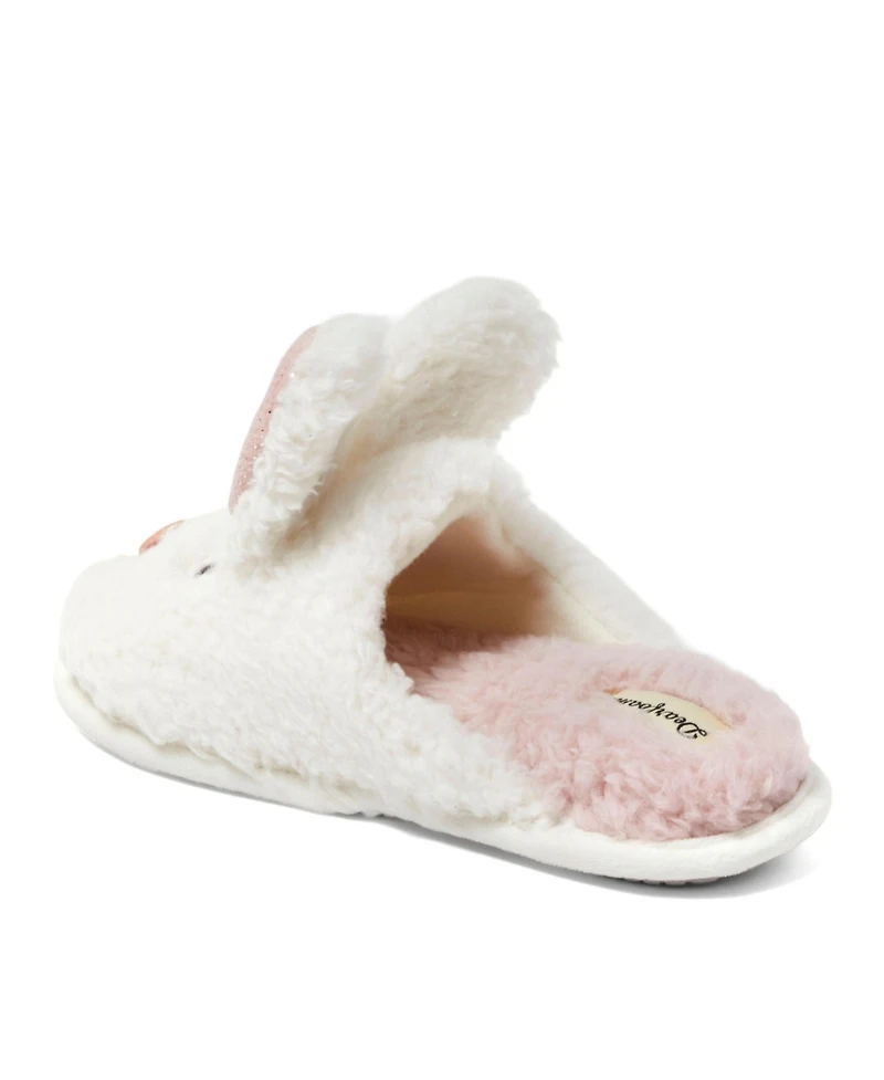 Dearfoams Women's Shay Novelty Easter Bunny Rabbit Scuff Slipper