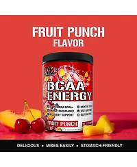 Evl Bcaas Amino Acids Powder - Rehydrating BCAA Powder Post Workout Recovery Drink with Natural Caffeine
