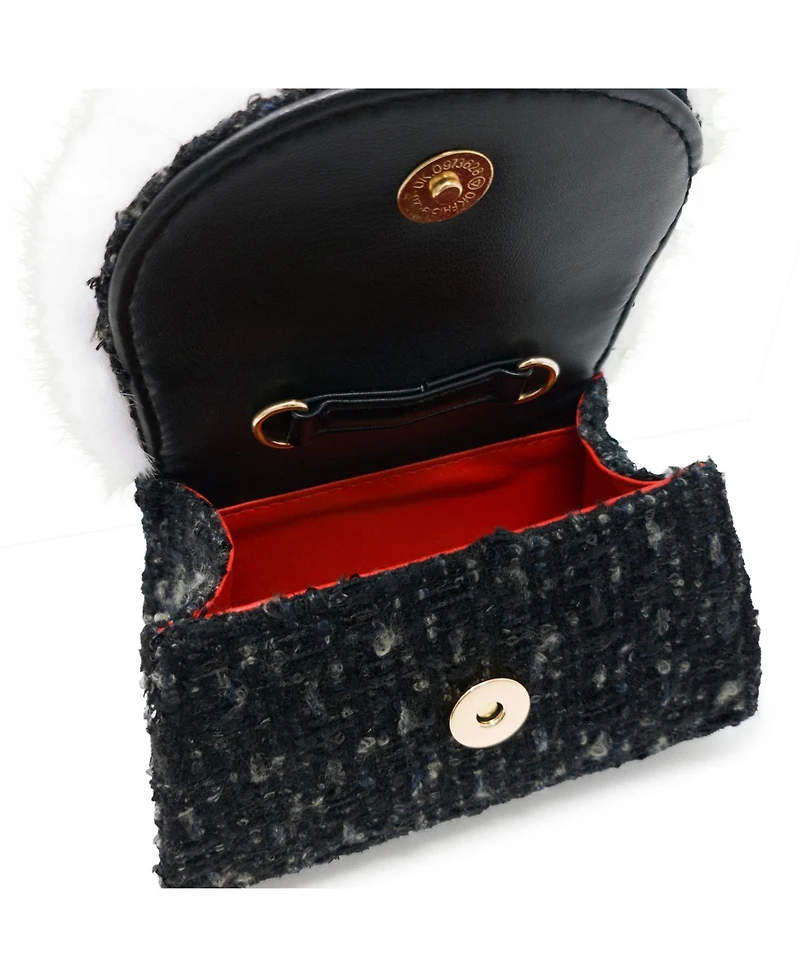 Puttisu Girls Pearl Ribbon Handbag