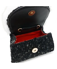 Puttisu Girls Pearl Ribbon Handbag