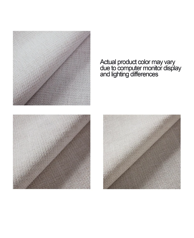 Boyel Living Carmen Upholstered Wingback Bed Frame with 54" Headboard