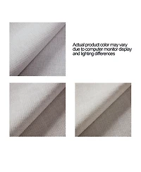 Boyel Living Carmen Upholstered Wingback Bed Frame with 54" Headboard