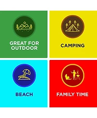 Lifemaster Portable 2-Burner Propane Gas Grill, Stainless Steel Tabletop Bbq with Foldable Legs, Wind-Resistant Lid, Easy-Clean, Camping