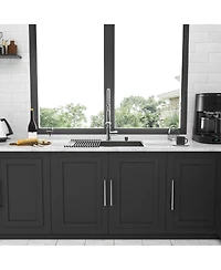 flynama 30x22x10 Inch Drop In Single Bowl Topmount Kitchen Sink 16 Gauge T304 Stainless Steel With Dish Grid Drain Assembly Drying Rack