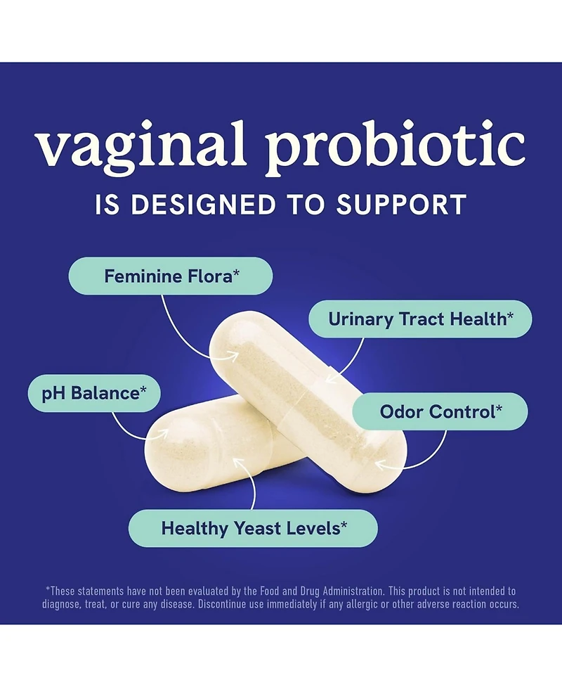 SMNutrition Vaginal Probiotic Capsules, 30ct