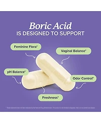 SMNutrition Boric Acid Capsules, 30ct