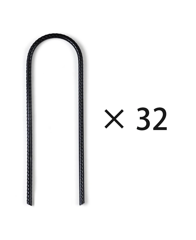 Yescom 32 Pack Trampoline Stakes Ground Anchors 11" U Shaped Heavy Duty for Outdoor Camping Tent